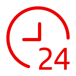 24 horas disponible