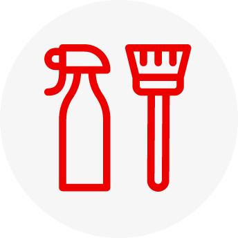 Icono artículos de limpieza