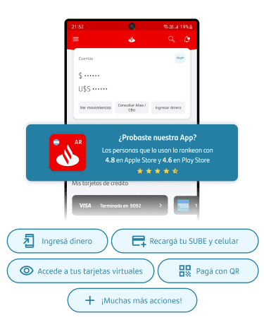 ¿Probaste nuesta App? Las personas que la usan la rankean 4.8 en Apple Store y 4.6 en Play Store