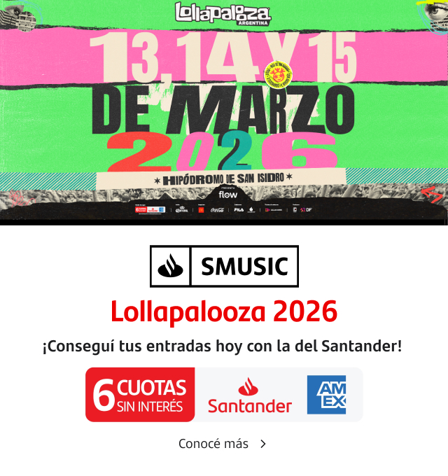 ¡Hola de nuevo! Preparate para la 11° edición de Lollapalooza Argentina. Conocé más.