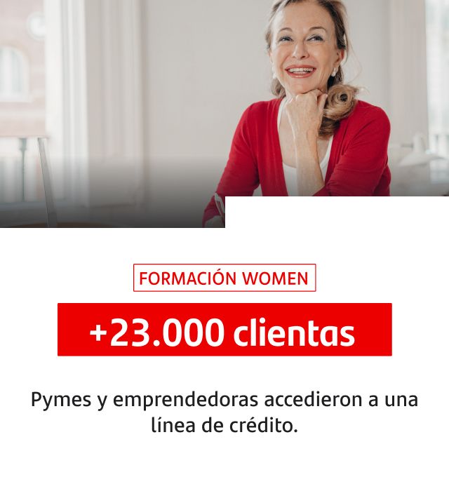 +23.000 clientas. Pymes y emprendedoras accedieron a una línea de crédito.