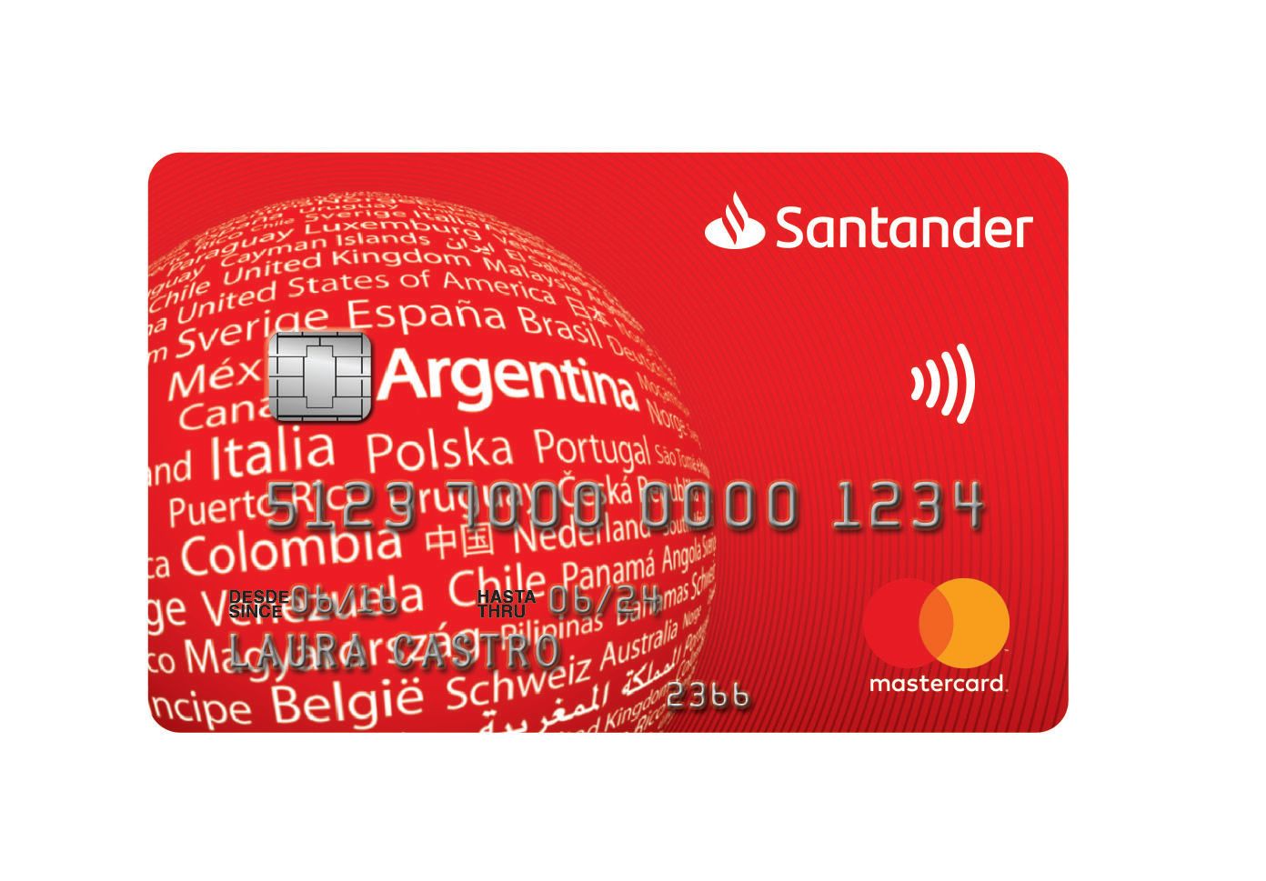 Tarjeta Santander Mastercard