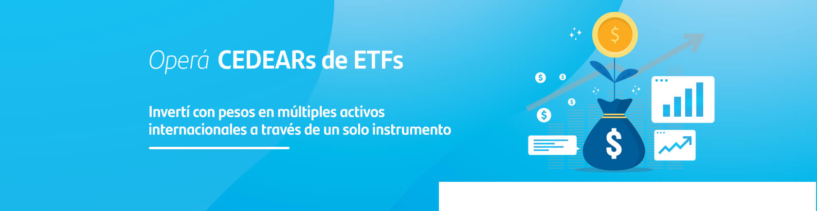 Operá CEDEARs de ETF con Santander