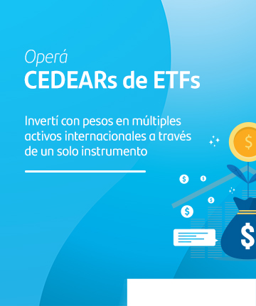 Operá CEDEARs de ETF con Santander