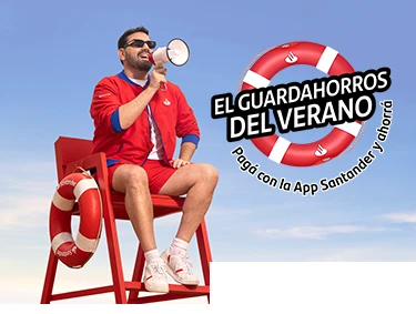 Santander: El guardahorros del verano. Pagá con la App Santander y ahorrá.