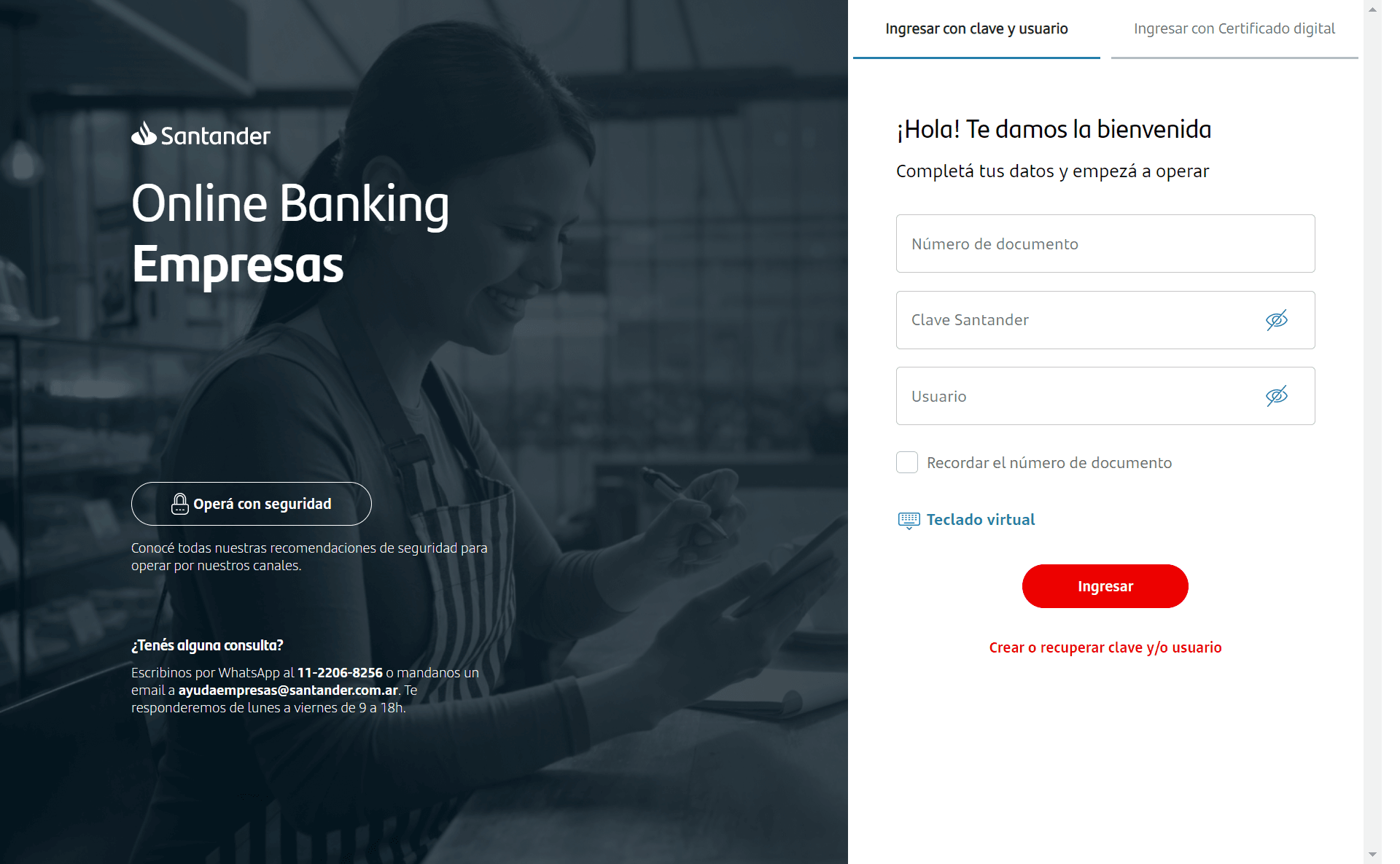 Online Banking Empresas