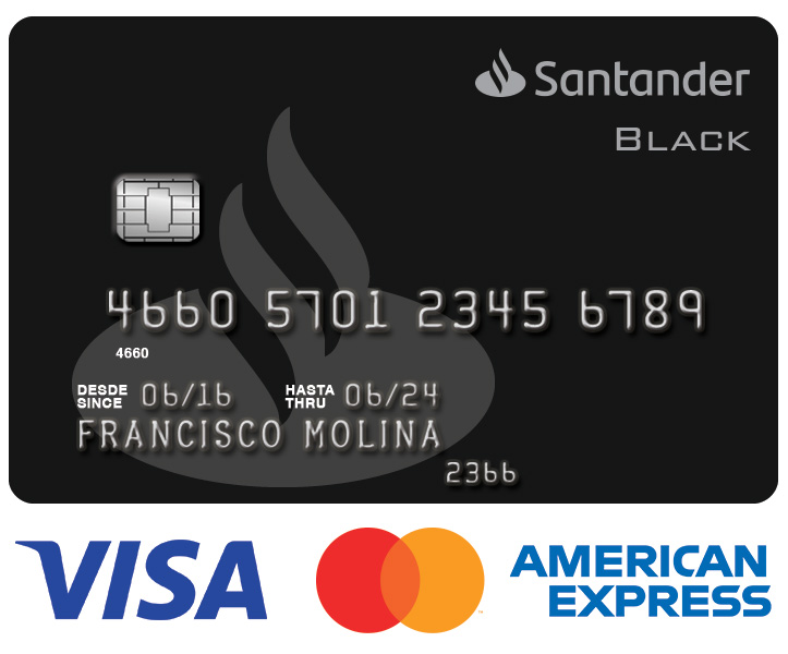 Tarjeta Black, Visa, Master, AMEX