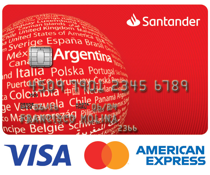 Tarjeta Infinity, Visa, Master, Amex