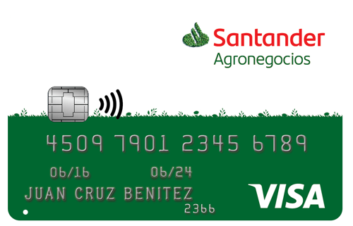 Tarjeta Santander Agronegocios