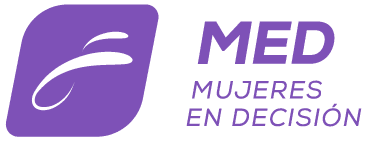 Logo mujeres en decisión