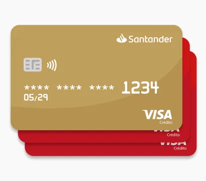 Tarjetas Santander Visa de Crédito Gold